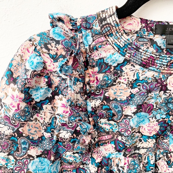 J Crew Ruffle Top - Picture 4 of 8